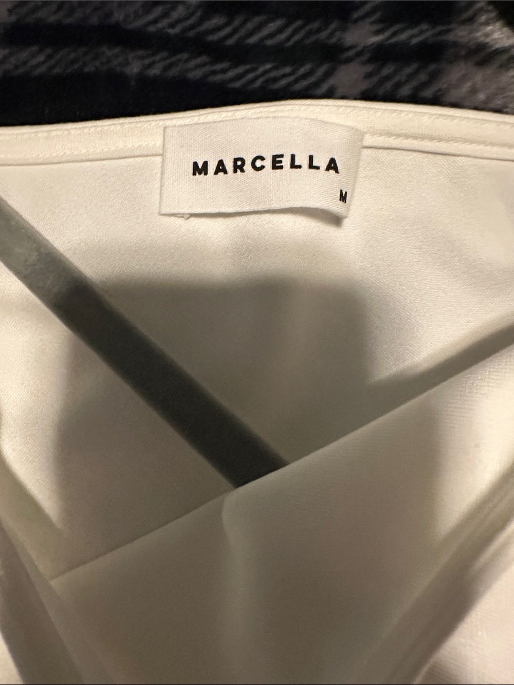 Marcella Zinnia Top European Ponte Mesh One-Shoulder Top szM NWOT - Picture 11 of 14
